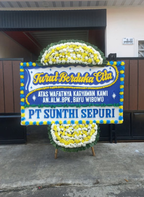 Papan Bunga Duka di Winangun Dua